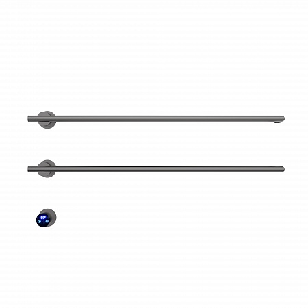 Рондо П2 350х760 электро Полотенцесушитель TERMINUS Оружейная сталь  - фото 3