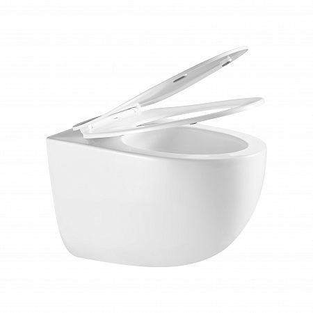 Подвесной унитаз безободковый Terminus Енисей Monolit 560х390 белый  - фото 7