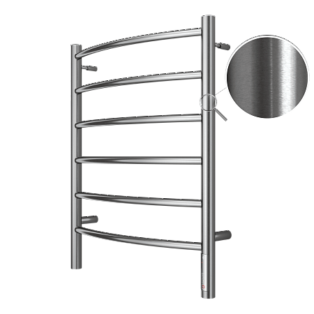 Классик П6 500х650 Электро (quick touch) Полотенцесушитель TERMINUS Сатин  - фото 3