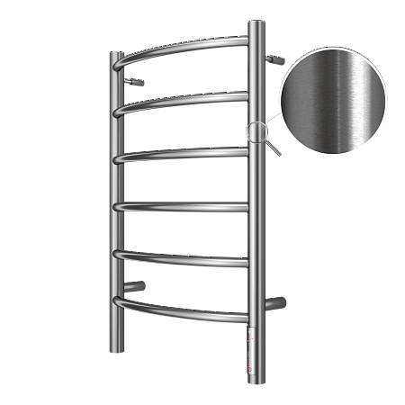 Классик П6 400х650 Электро (quick touch) Полотенцесушитель TERMINUS Сатин  - фото 3