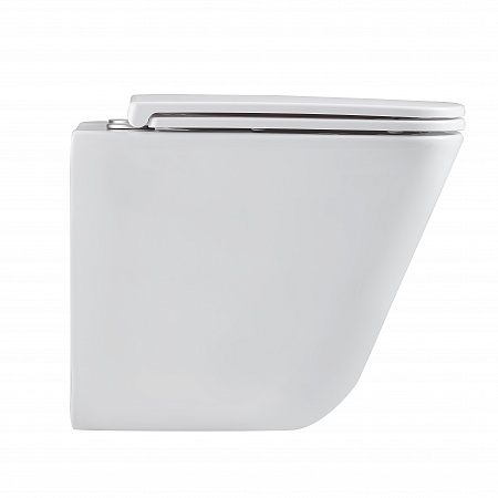 Подвесной унитаз безободковый Terminus Ватикан Monolit 490х340 белый  - фото 4