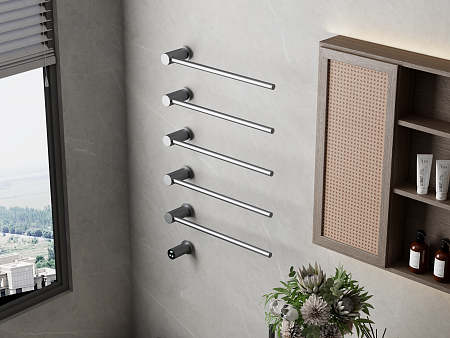 Аккорд П5 500х800 электро Полотенцесушитель TERMINUS Оружейная сталь  - фото 5