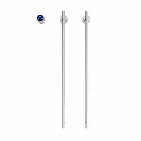 Рондо П2 350х760 электро Полотенцесушитель TERMINUS Нержавеющая сталь - фото 2 Рондо П2 350х760 электро Полотенцесушитель TERMINUS Нержавеющая сталь - фото 2