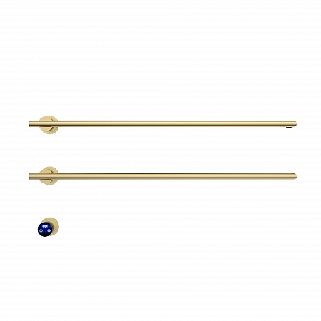 Рондо П2 350х760 электро Полотенцесушитель TERMINUS Брашированное золото - фото 3 Рондо П2 350х760 электро Полотенцесушитель TERMINUS Брашированное золото - фото 3