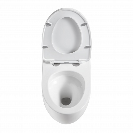 Подвесной унитаз безободковый Terminus Енисей Monolit 560х390 белый  - фото 3