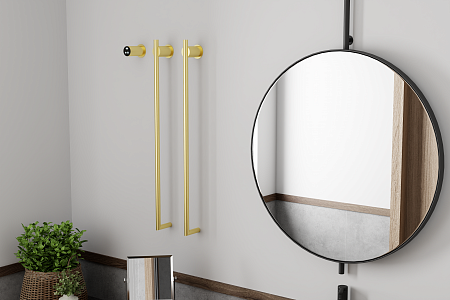 Рондо П2 350х760 электро Полотенцесушитель TERMINUS Брашированное золото - фото 6 Рондо П2 350х760 электро Полотенцесушитель TERMINUS Брашированное золото - фото 6